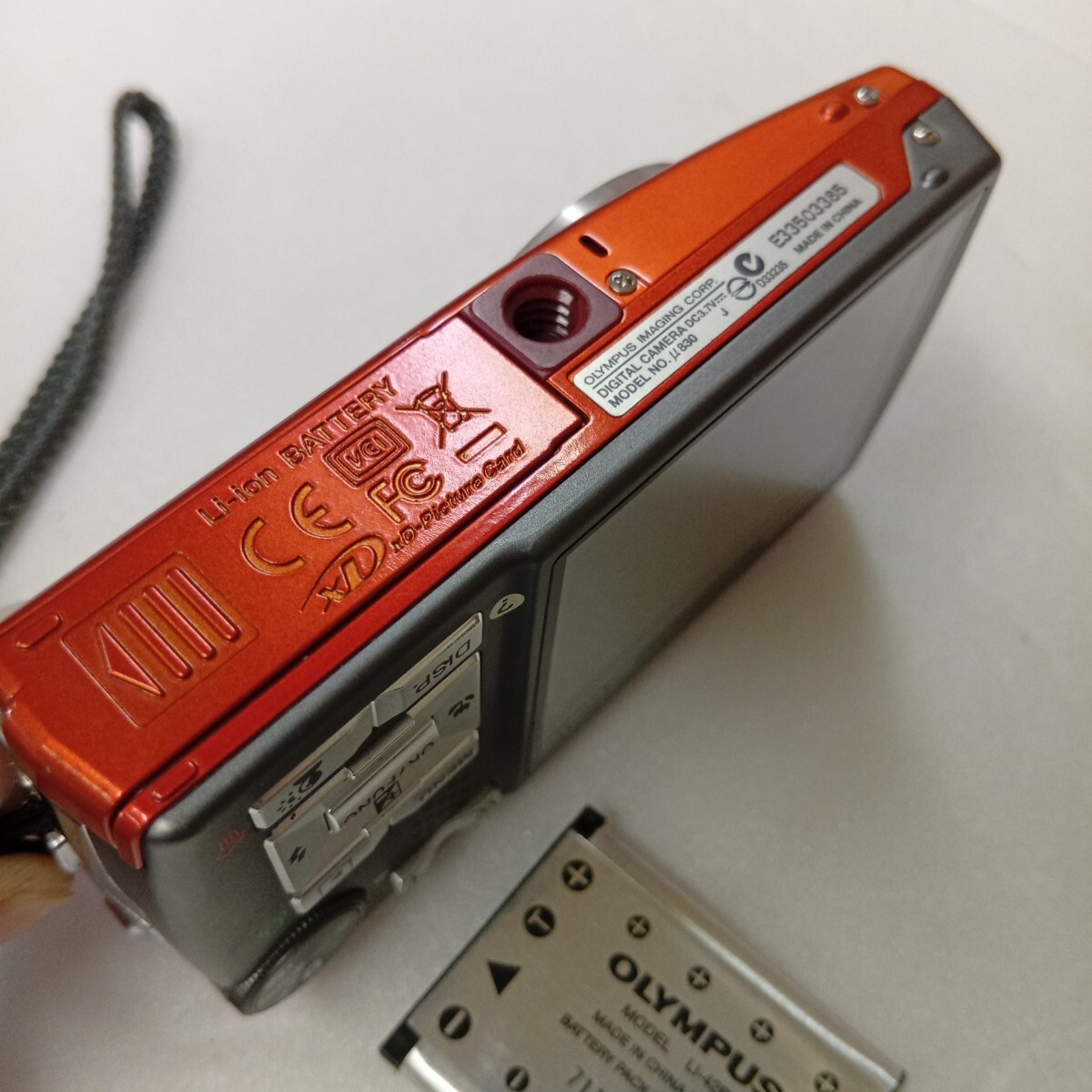  прекрасный товар * Olympus Olympus u830 компактный цифровой фотоаппарат аккумулятор имеется 