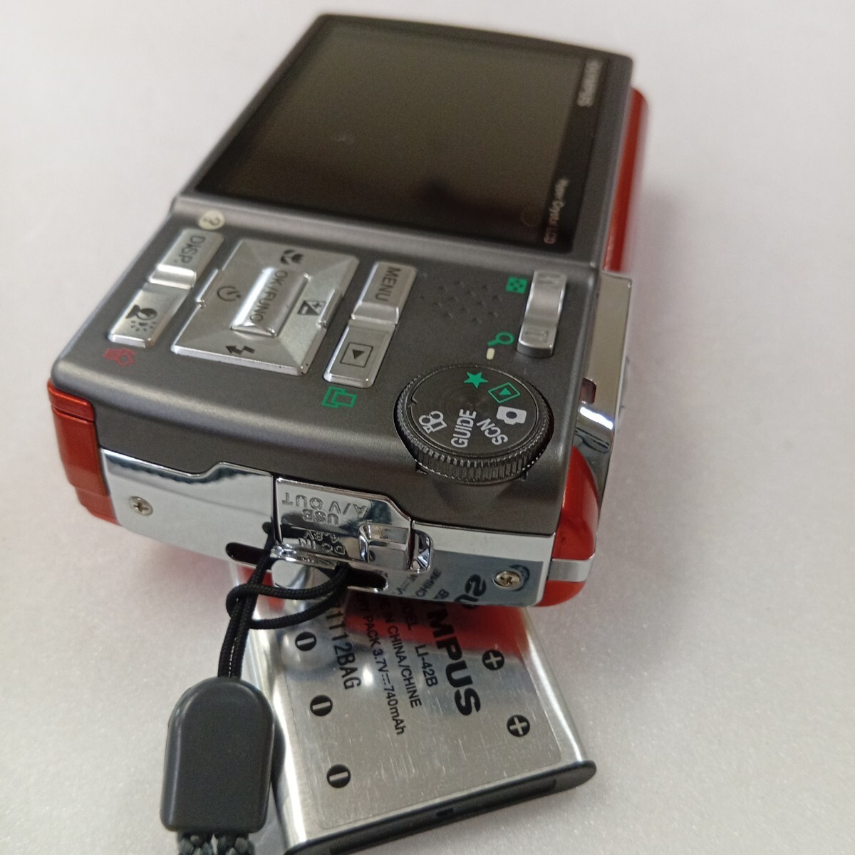  прекрасный товар * Olympus Olympus u830 компактный цифровой фотоаппарат аккумулятор имеется 