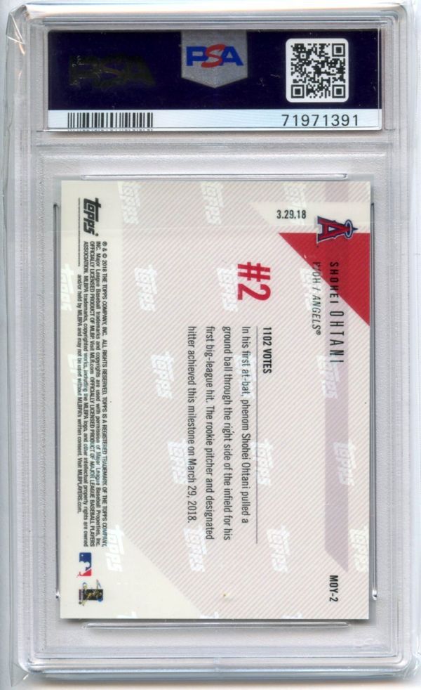 PSA鑑定カード4枚セット］ PSA オール10 大谷翔平 2018 Topps