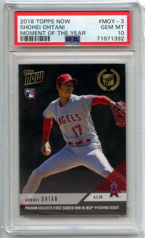 PSA鑑定カード4枚セット］ PSA オール10 大谷翔平 2018 Topps