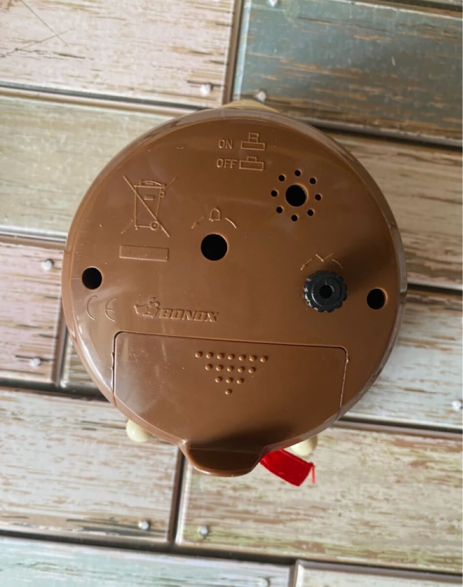 レア ダルトン ボノックス BONOX 置時計 時計 ブラウン 希少  目覚まし時計 チョコカラー 昭和レトロ オブジェ アンティーク_画像5