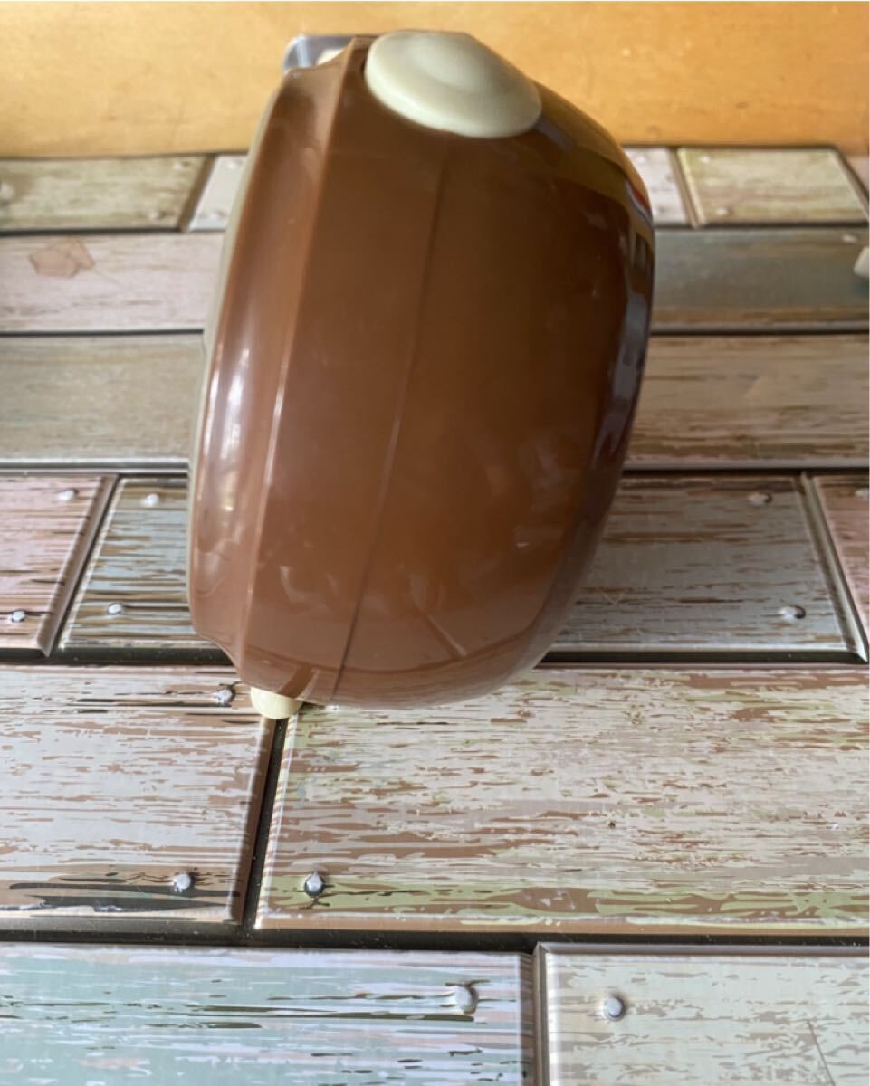 レア ダルトン ボノックス BONOX 置時計 時計 ブラウン 希少  目覚まし時計 チョコカラー 昭和レトロ オブジェ アンティーク_画像4