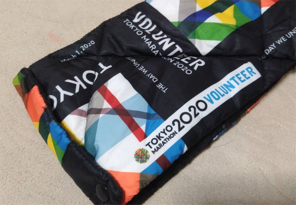 ▼東京マラソン 2020 ネックウォーマー ボランティア 非売品 ランナー トレーニング レース ジョギング ジムストレッチ 筋トレ_画像2