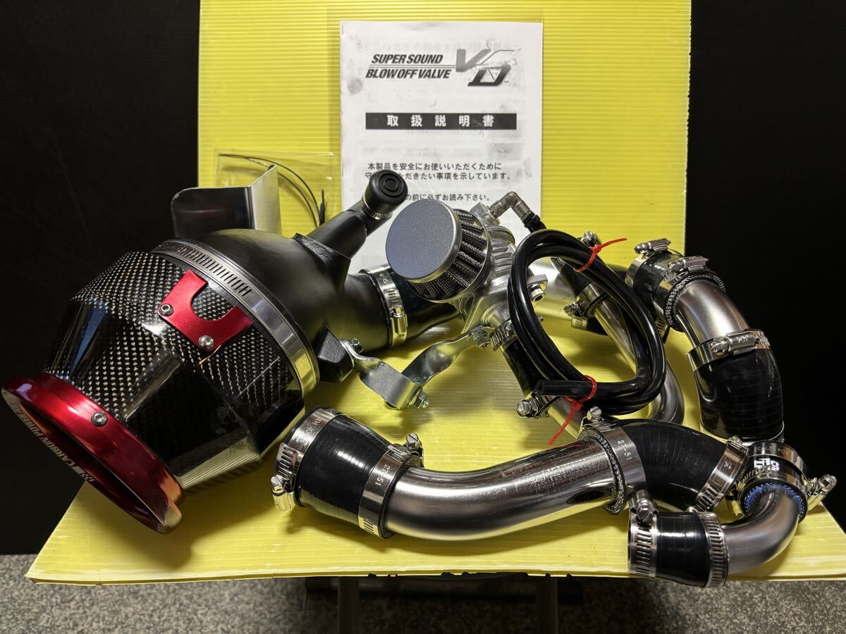 ジムニーJA11 BLITZ/サクションインテークシステムブローオフバルブ 激渋別格BLACK!特製美品】ジムニーJA11 BLITZ サクション