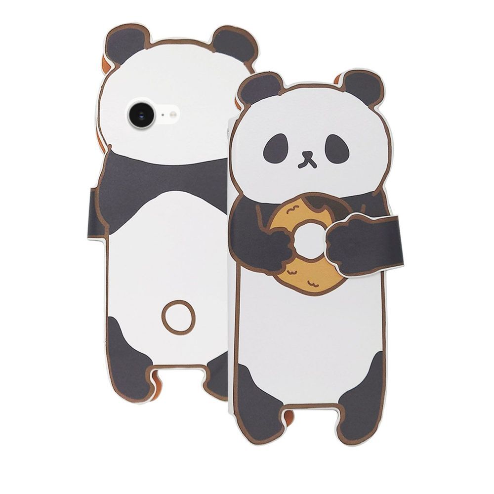 iPhone16e iPhone 16e блокнот type ( Panda ) модный смартфон кейс подставка moimoikka (......)