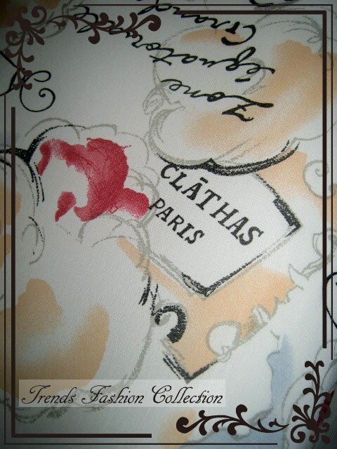 ☆☆美品　CLATHASクレイサス　㈱東京ブラウス　ロゴモチーフ　ワンピース