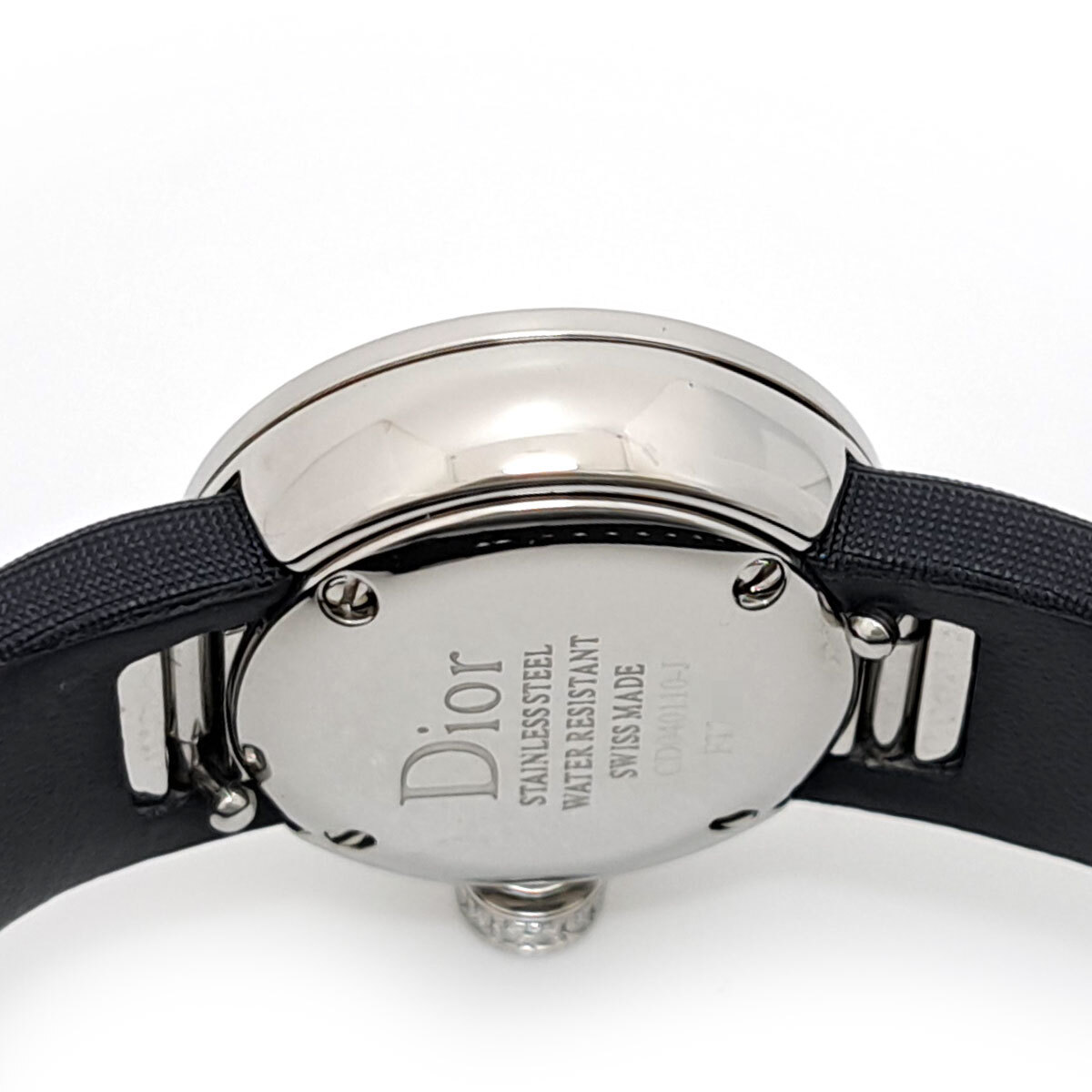  Dior Dior latedu Dior бриллиантовая оправа 040110A030 кварц нержавеющая сталь женский Dior б/у [ часы ]
