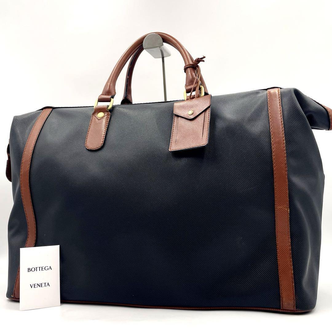 ボッテガヴェネタ ボストンバッグ マルコポーロ PVC レザー 極美品】BOTTEGA VENETA ボッテガヴェネタ マルコポーロ