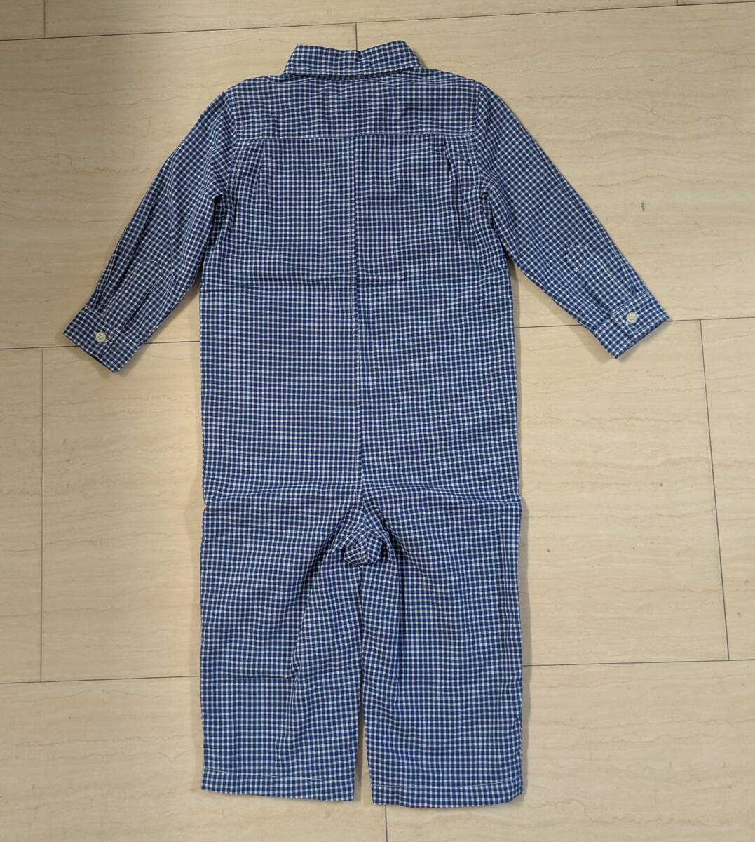 著用少　ラルフローレン　ロンパース　つなぎ　サイズ80