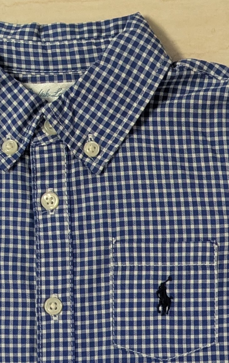 著用少　ラルフローレン　ロンパース　つなぎ　サイズ80