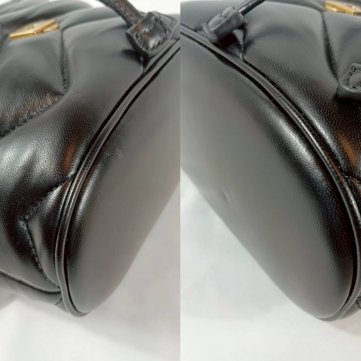 新品　未使用　GUCCI　グッチ　GGマーモント　バッグパック　リュック　ブラック_画像4