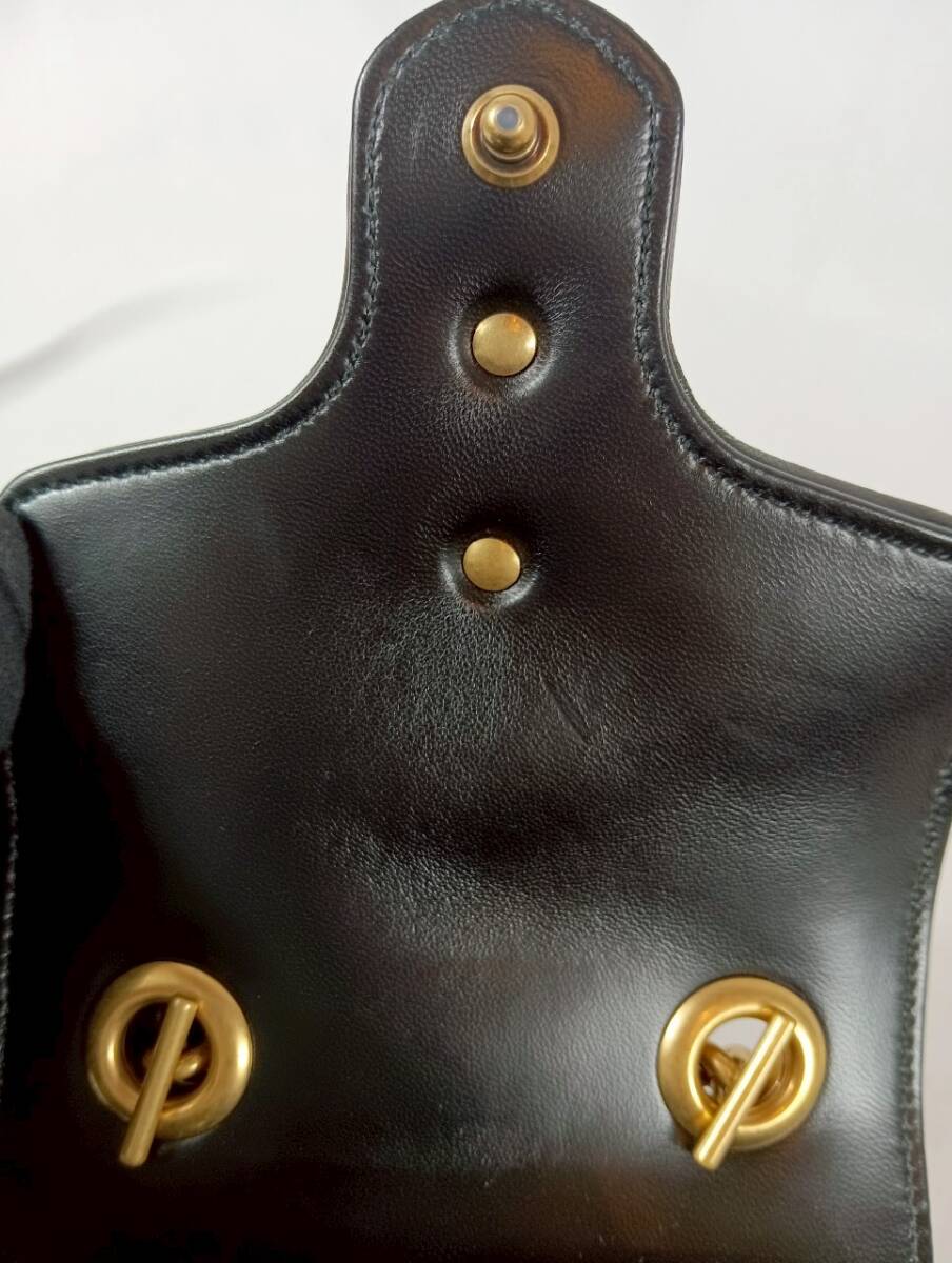 新品　未使用　GUCCI　グッチ　GGマーモント　バッグパック　リュック　ブラック_画像8