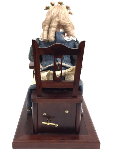 オルゴール仕掛け からくり人形 ジュモー・オートマタ 手紙を