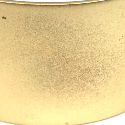 ブランド不明 ゴールドカラー バングル アクセサリー レディース メンズ 腕周り全長約19㎝ 幅約3㎝ ファッション小物_画像6