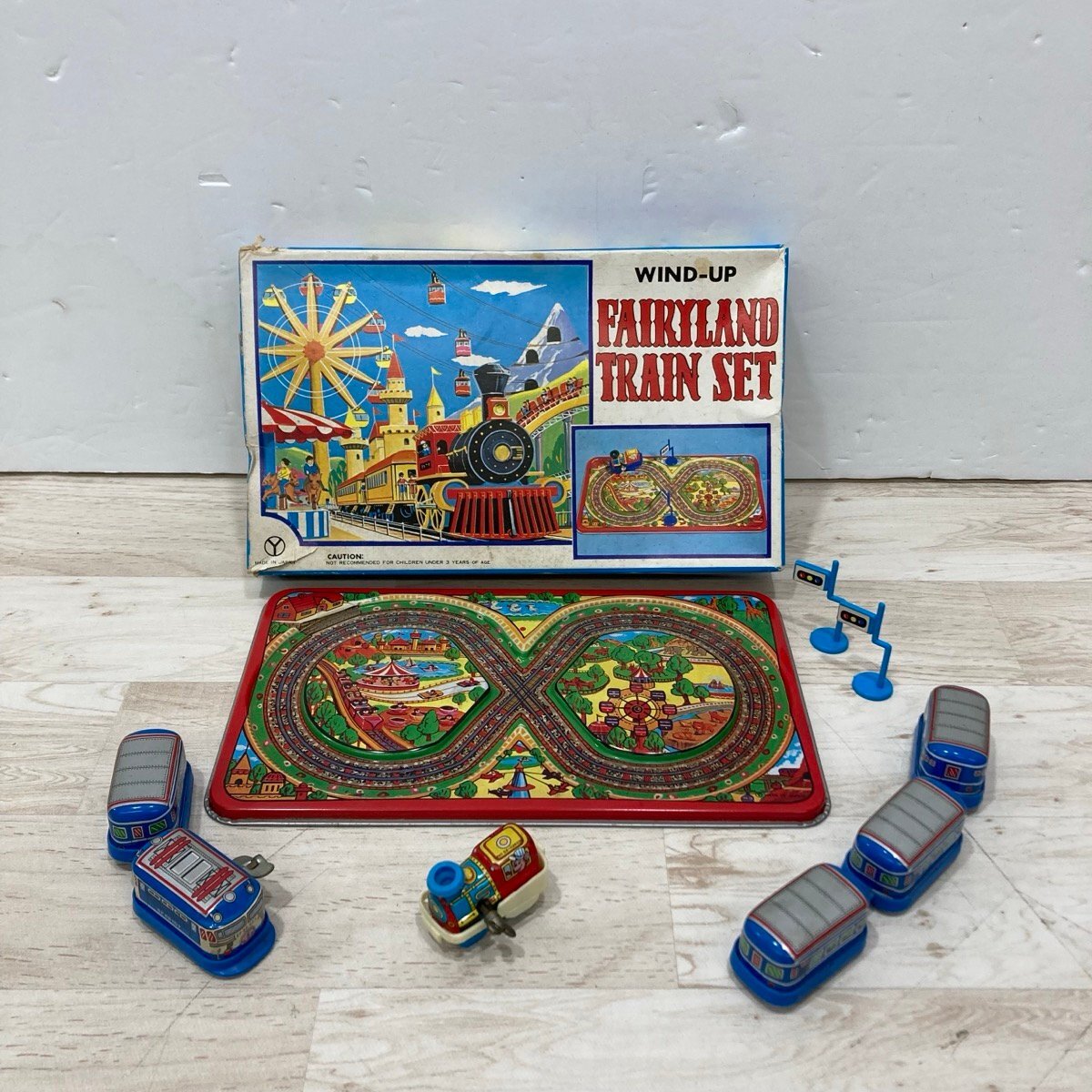 WIND-UP FAIRYLAND TRAIN SET ゼンマイ式鉄道玩具[C10055]_画像1