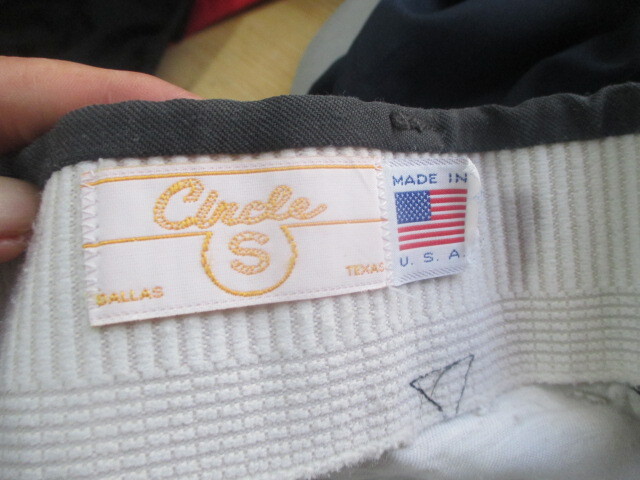  W34～相当◆Cinde◆ロング パンツ◆グレー系◆USA古着●送料無料●_画像3