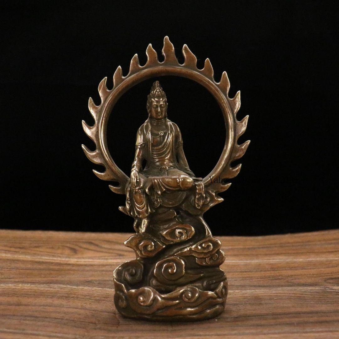 倒流香観音 自在観音 仏像香炉 香座 置物 倒流香観音 自在観音 仏像香炉 香座 置物