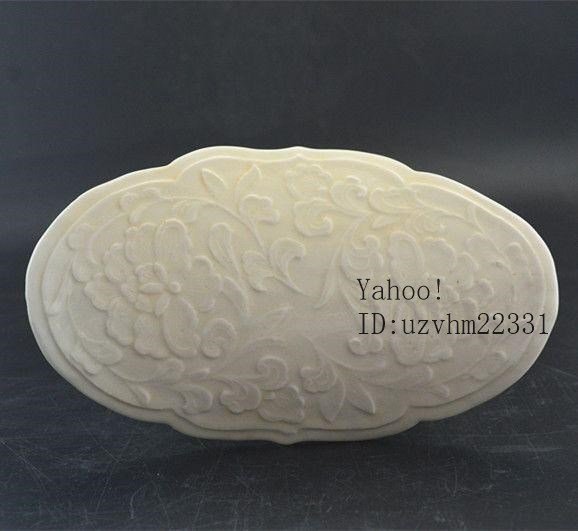 宋定窯彫刻白磁龍枕 景徳鎮 陶磁器 装飾品 現代工芸品 美術品 置物 宋定窯彫刻白磁龍枕 景徳鎮 陶磁器 装飾品 現代工芸品