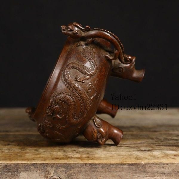 銅製 双竜獣足薫香炉 祥竜纏纏香炉 香道具 装飾品 工芸品 置物 銅製 双竜獣足薫香炉 祥竜纏纏香炉 香道具 装飾品 工芸