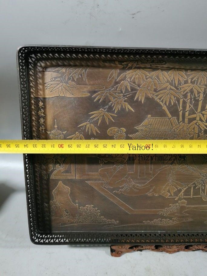 銅盤  果盤  茶盤 東坡愛竹屏風 茶盤  置物  装飾品 工芸品 美術品 銅盤 果盤 茶盤 東坡愛竹屏風 茶盤 置物 装飾品 工芸品 美術品