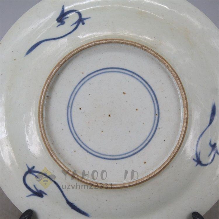 清青花仏手花卉皿 景徳鎮 陶磁器 装飾品 現代工芸品美術品 置物 清青花仏手花卉皿 景徳鎮 陶磁器 装飾品 現代工芸品美術