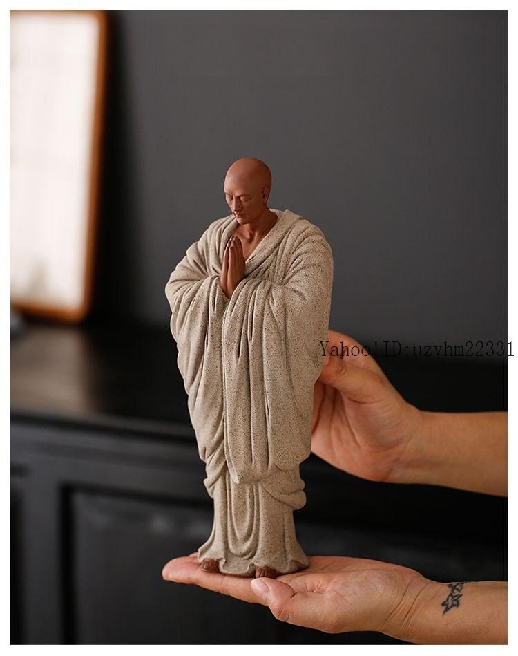 紫砂 布施小僧 茶道具 工芸品 美術品 置物 紫砂 布施小僧 茶道具 工芸品 美術品 置物