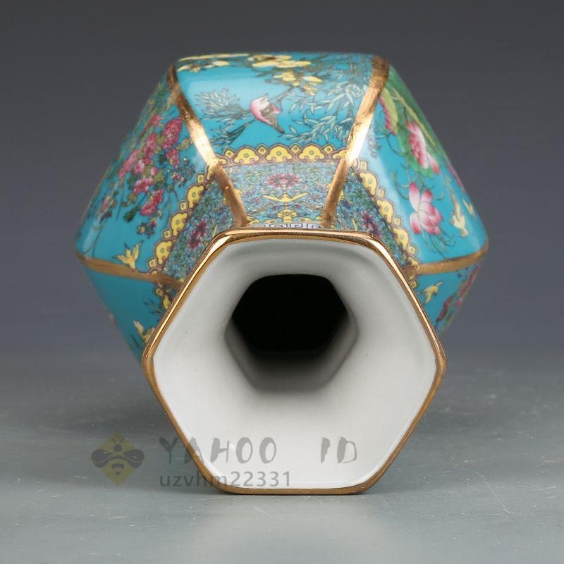 景徳鎮 琺瑯彩磁器花瓶 装飾品 現代工芸品 美術品 置物 景徳鎮 琺瑯彩磁器花瓶 装飾品 現代工芸品 美術品 置物