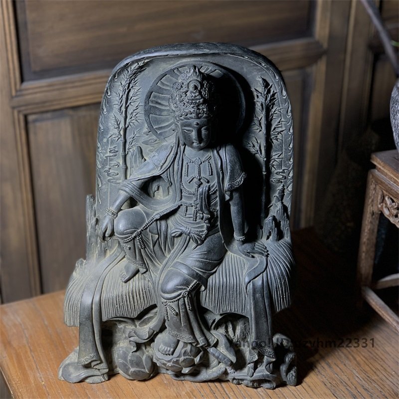 石仏 観音菩薩 古美術 仏教美術 古道具 アンティーク オブジェ 石仏 観音菩薩 古美術 仏教美術 古道具 アンティーク オブジェ