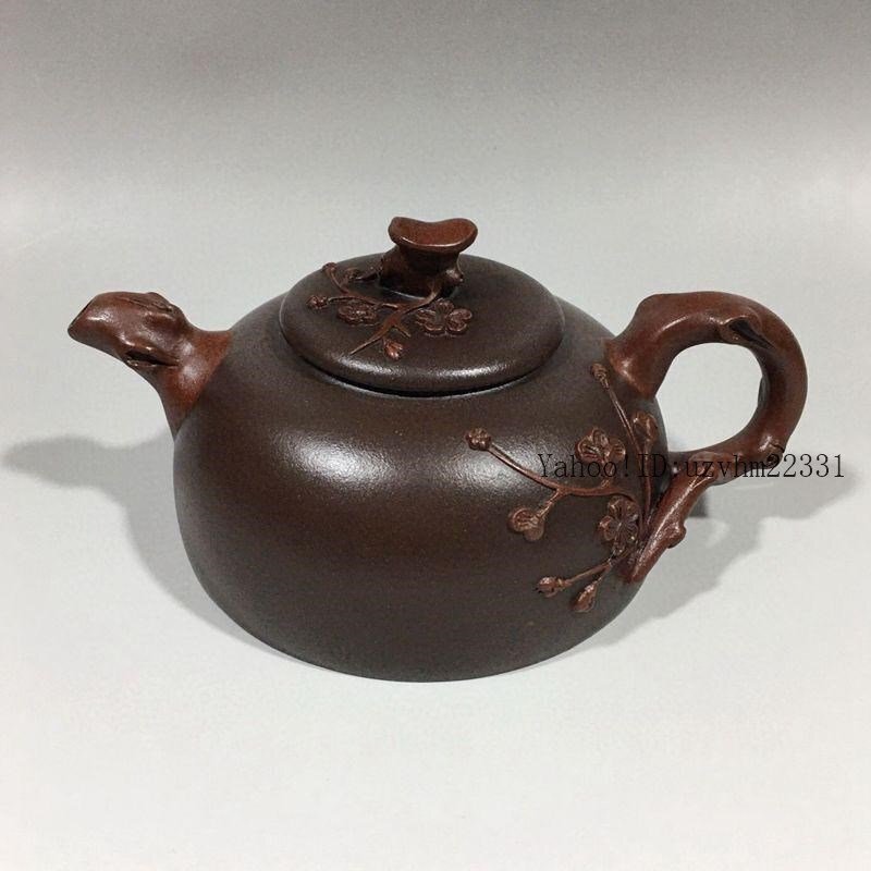 宜興 紫砂壷 梅花壺 茶道具 煎茶道具 宜興 紫砂壷 梅花壺 茶道具 煎茶道具 茶道具 中国古美術/朱泥
