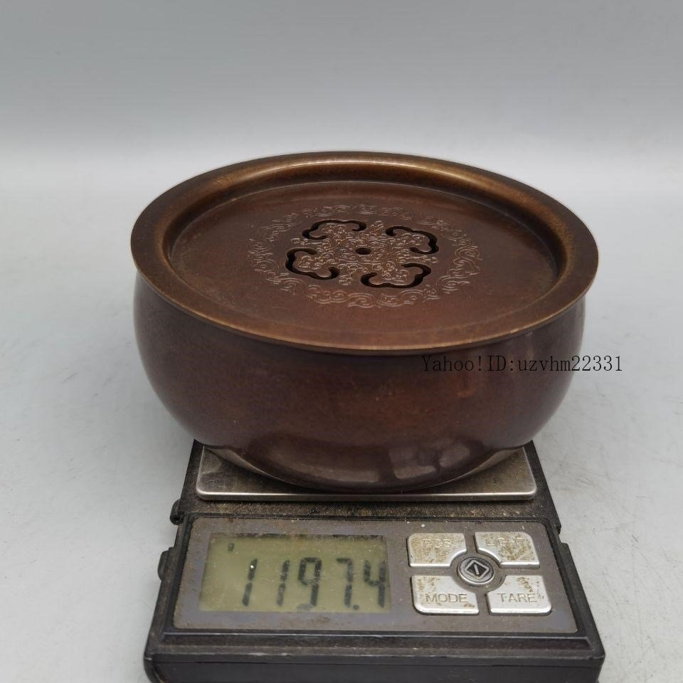 銅 細工 厚重 茶洗 茶道具 工芸品 美術品 置物 銅 細工 厚重 茶洗 茶道具 工芸品 美術品 置物