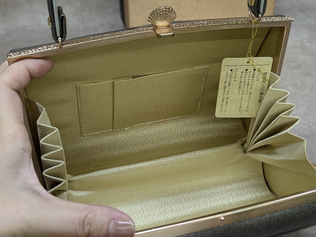 草履バッグセット 優花緒 草履 履物 Mサイズ 約23.3㌢ ハンドバッグ 上品 高級感 入学式 卒業式 着物 正装 和服 和装小物 _画像9