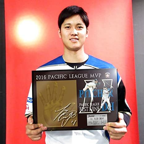 大谷翔平3D手形プレート　2016年パリーグMVP記念 大谷翔平3D手形プレート 2016年パリーグMVP記念 Yahoo