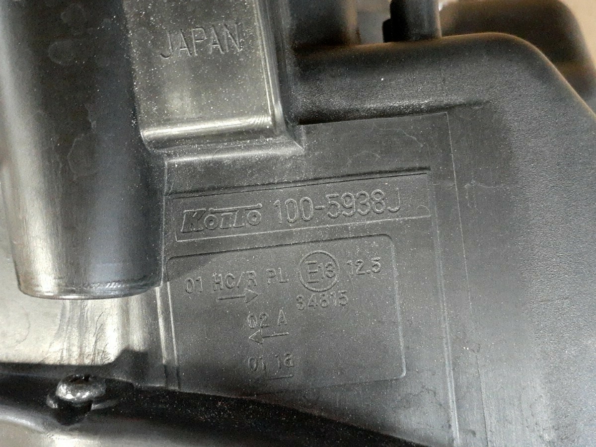 MN71S クロスビー 右ヘッドライト ハロゲン KOITO 100-5938J メッキ枠 35110-76R0 ヘッドランプリム スズキ 35120-76R00 35110-76R00_画像7