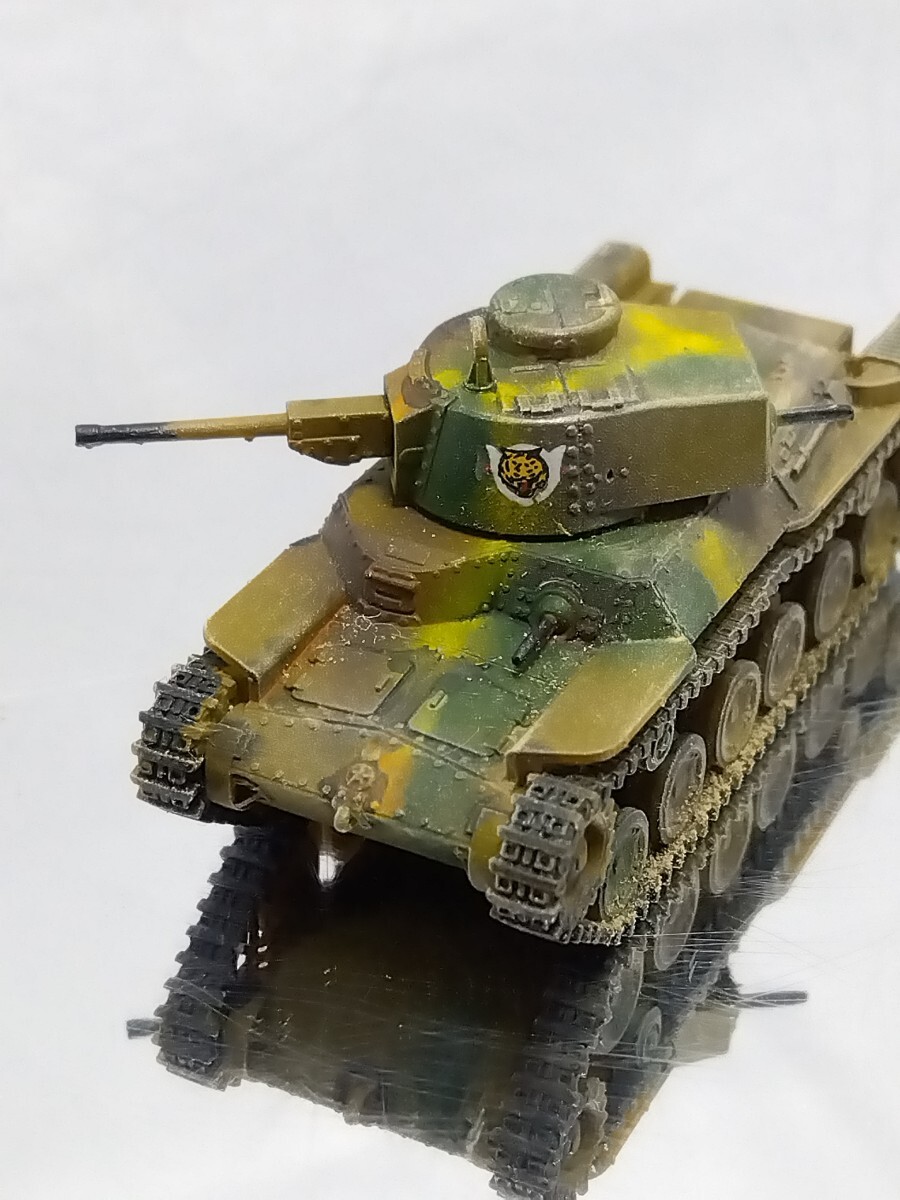 1/144 97式中戦車チハ新型砲塔 レジンキット完成品 ワールドタンクミュージアム エフトイズ WKC WTM_画像9
