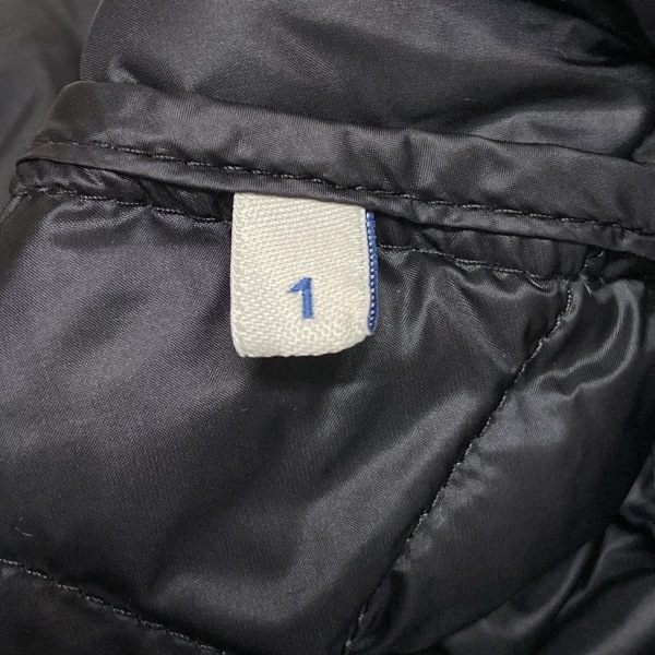 モンクレール MONCLER ダウンコート サイズ1 S G20931C00032 595A2 CAPRIER ダウン 黒 レディース 長袖/ジップアップ/秋/冬 コート_画像6