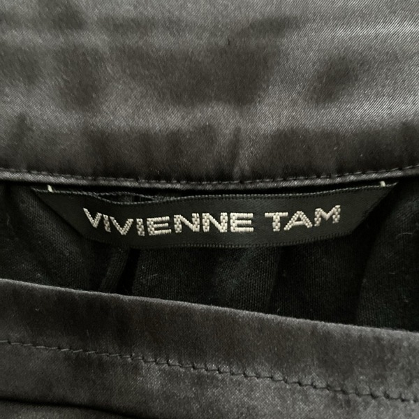  Vivienne Tam VIVIENNE TAM трикотаж с коротким рукавом размер 0 XS - чёрный × бордо × мульти- женский вышивка / цветок ( цветок ) tops 