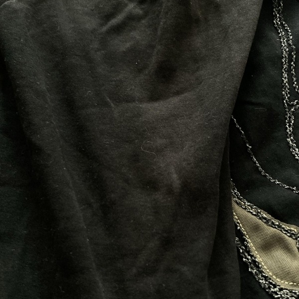  Vivienne Tam VIVIENNE TAM трикотаж с коротким рукавом размер 0 XS - чёрный × бордо × мульти- женский вышивка / цветок ( цветок ) tops 