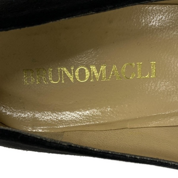 ブルーノマリ BRUNOMAGLI パンプス 35 1/2 - 黒 レディース ラインストーン 靴_画像5