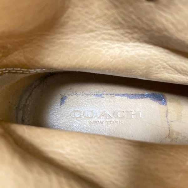 コーチ COACH ショートブーツ 7B - レザー 黒×シルバー レディース スタッズ 靴_画像5