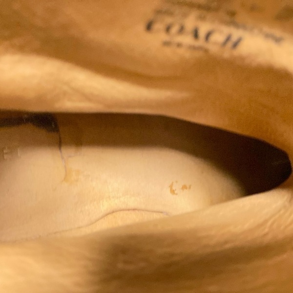 コーチ COACH ショートブーツ 7B - レザー 黒×シルバー レディース スタッズ 靴_画像7