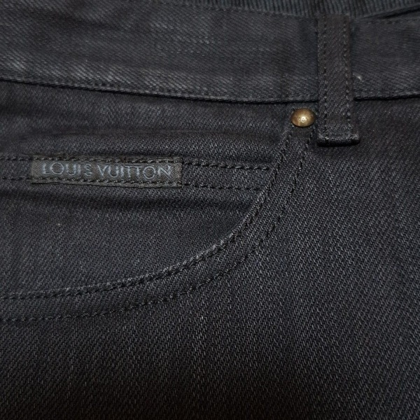 ルイヴィトン LOUIS VUITTON ジーンズ/デニムパンツ サイズUSA30 RM122M H2DP03DCN - 黒 メンズ フルレングス ボトムス