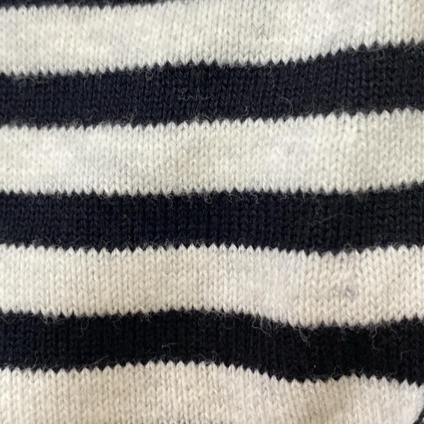 ギャルリーヴィー GALERIE VIE パーカー サイズS - 黒×白 レディース 長袖/ボーダー トップス_画像7