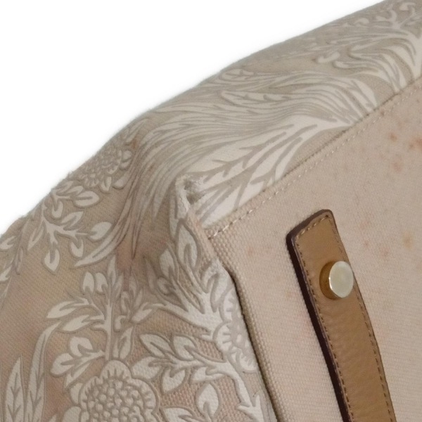 マッキントッシュロンドン MACKINTOSH LONDON ハンドバッグ - レザー ベージュ×ライトブラウン 花柄 バッグ_画像5