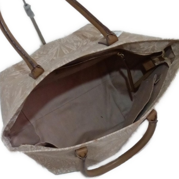 マッキントッシュロンドン MACKINTOSH LONDON ハンドバッグ - レザー ベージュ×ライトブラウン 花柄 バッグ_画像7