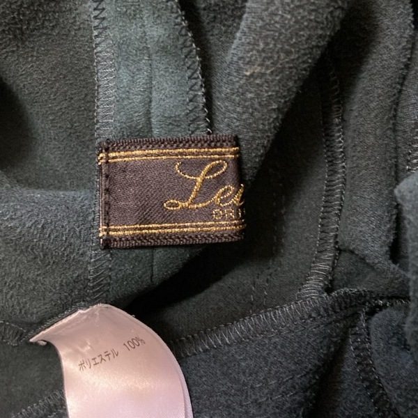 レリアン Leilian サイズ11 M - ブルーグリーン レディース 七分袖/ミニ ワンピース_画像3