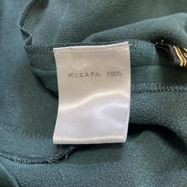 レリアン Leilian サイズ11 M - ブルーグリーン レディース 七分袖/ミニ ワンピース_画像5