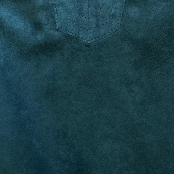 レリアン Leilian サイズ11 M - ブルーグリーン レディース 七分袖/ミニ ワンピース_画像7