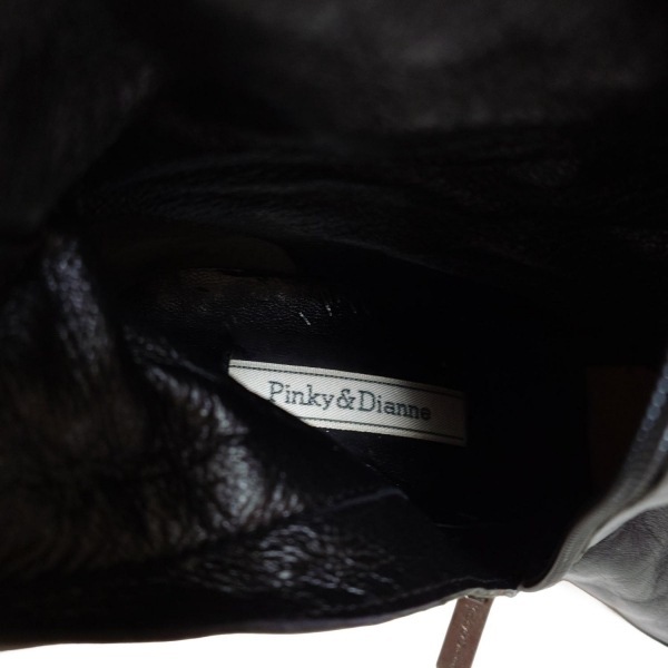 ピンキー&ダイアン Pinky&Dianne ロングブーツ 36 1/2 - レザー 黒 レディース ニーハイ/リベット 靴_画像6