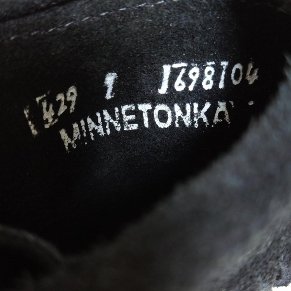  Minnetonka MINNETONKA короткие сапоги 7 - чёрный женский гонки выше / бахрома обувь 