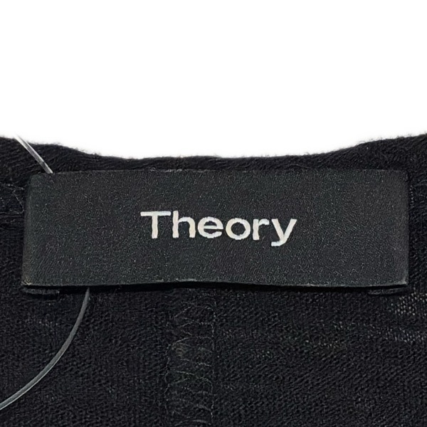 セオリー theory サイズS - 黒 レディース Vネック/ノースリーブ/マキシ丈 ワンピース_画像3